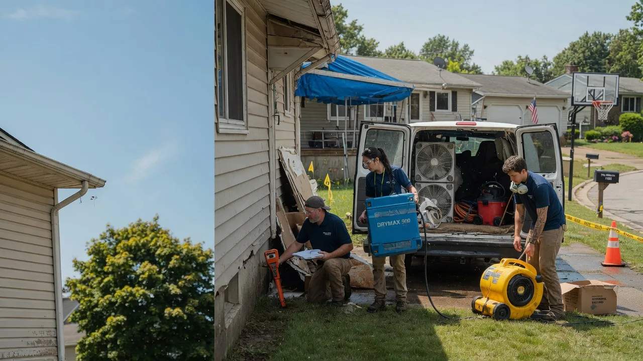 Ceiling Leak Cleanup in Lawrence, IN near me